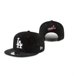 Los Angeles Dodgers Black Corduroy 9Fifty Snapback Hat