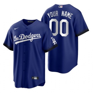 Los Angeles Dodgers Custom Royal 2021 City Connect Replica Jersey