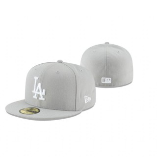 Dodgers Gray Fashion Color Basic 59FIFTY Fitted Hat