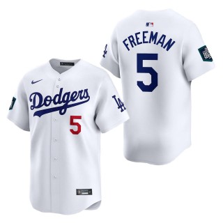 Los Angeles Dodgers Freddie Freeman White 2024 MLB World Tour Seoul Series Home Limited Player Jersey