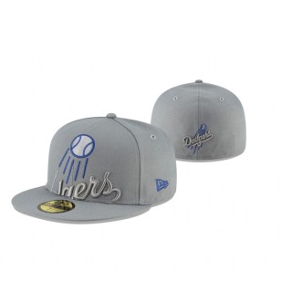 Dodgers Alternate Logo Elements Gray Hat