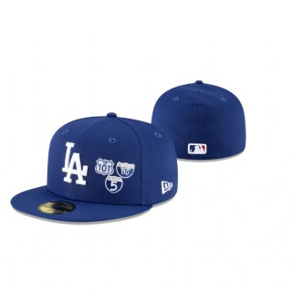 Dodgers Royal Interstate 59FIFTY Fitted Hat