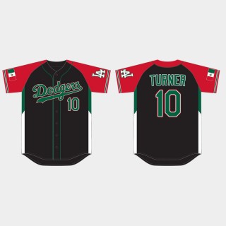 Dodgers Justin Turner Jersey 2021 Mexican Heritage Night Black