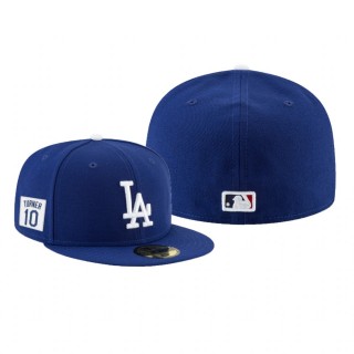 Men's Dodgers Justin Turner Player Patch 59FIFTY Fitted Hat