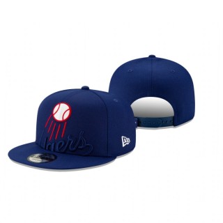Los Angeles Dodgers Royal Logo Elements 9FIFTY Snapback Hat