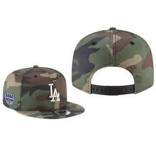 Los Angeles Dodgers Camo Military Patch 9FIFTY Snapback Hat