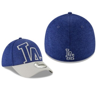 Dodgers Stadium Collection Overshadow Navy Gray 39THIRTY Flex Hat