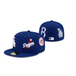 Dodgers Royal Patch Pride 59Fifty Fitted Hat