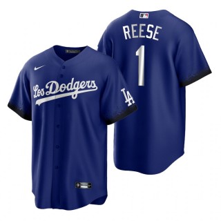 Los Angeles Dodgers Pee Wee Reese Royal 2021 City Connect Replica Jersey
