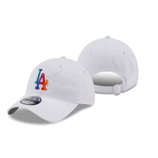 Los Angeles Dodgers White Pride Core Classic 9TWENTY Hat