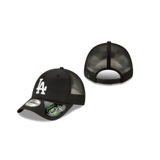 Los Angeles Dodgers Black Repreve Trucker 9FORTY Adjustable Hat