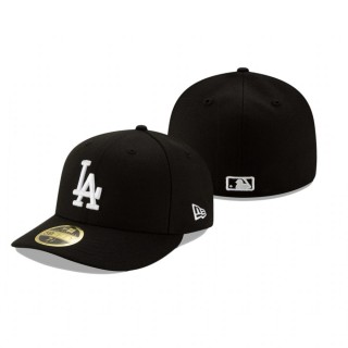 Dodgers Black Team Low Profile 59FIFTY Fitted Hat