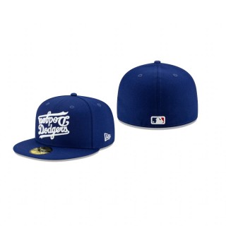 Dodgers Royal Team Mirror 59FIFTY Fitted Hat