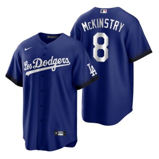 Los Angeles Dodgers Zach McKinstry Royal 2021 City Connect Replica Jersey