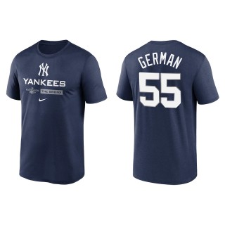 Domingo German New York Yankees Navy 2022 Postseason Authentic Collection Dugout T-Shirt
