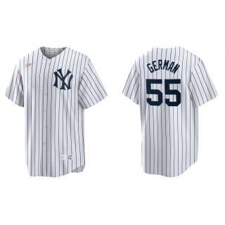 Youth New York Yankees Domingo German White Cooperstown Collection Jersey