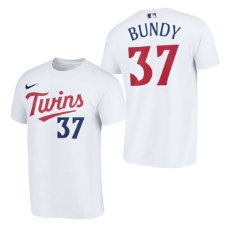 Dylan Bundy Minnesota Twins White 2023 Wordmark T-Shirt