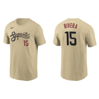 Men's Arizona Diamondbacks Emmanuel Rivera Gold City Connect T-Shirt