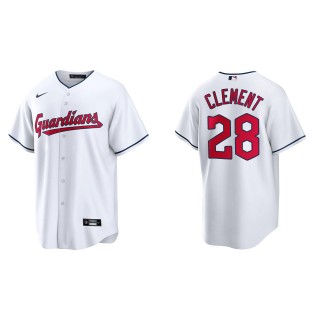 Ernie Clement Cleveland Guardians White Replica Jersey