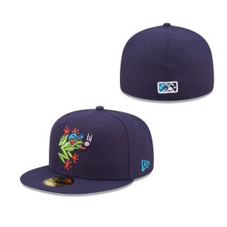 Everett AquaSox Navy Authentic Collection 59FIFTY Fitted Hat