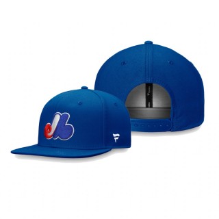Montreal Expos Blue Cooperstown Collection Core Snapback Hat