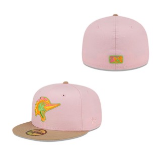 Fayetteville Woodpeckers Sherbet 59FIFTY Fitted Hat