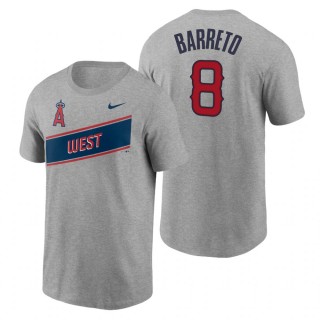 Franklin Barreto Angels 2021 Little League Classic Gray T-Shirt