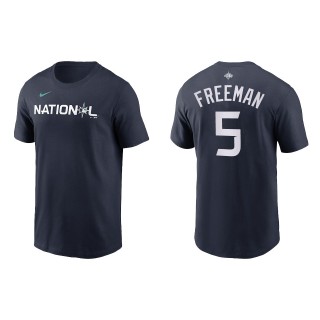 Freddie Freeman National League Navy 2023 MLB All-Star Game T-Shirt