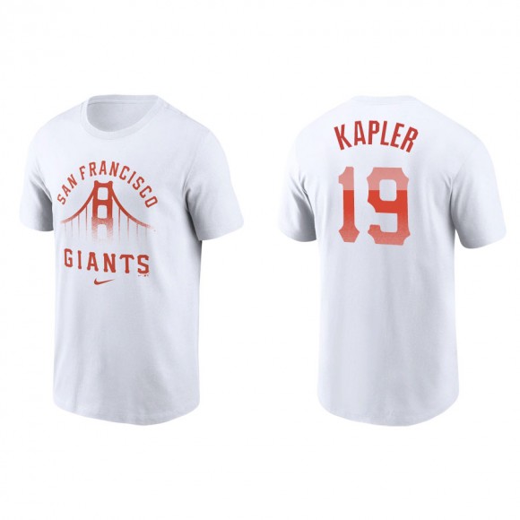 Gabe Kapler Men's Giants White 2021 City Connect Graphic T-Shirt