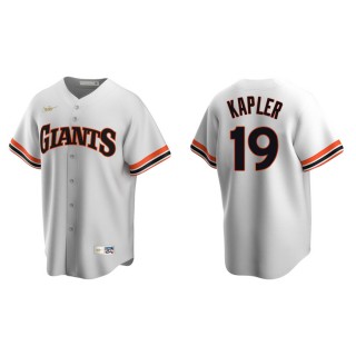 Gabe Kapler Men's Giants White Home Cooperstown Collection Jersey