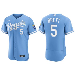 George Brett Kansas City Royals Powder Blue 2022 Authentic Jersey