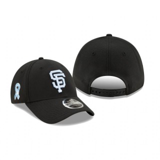 San Francisco Giants Black 2021 Father's Day 9FORTY Adjustable Hat