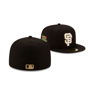 Giants Black AKA Patch 59FIFTY Fitted Hat