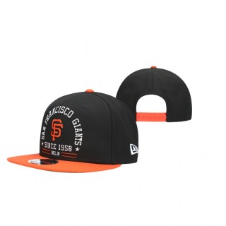 San Francisco Giants Black Arch 9FIFTY Snapback Hat