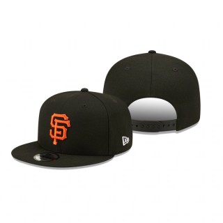 San Francisco Giants Black Banner Patch 9FIFTY Snapback Hat