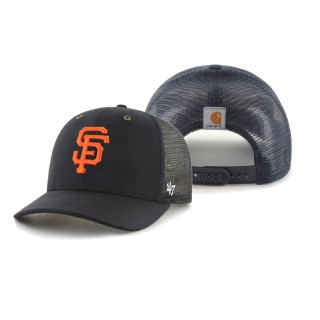 San Francisco Giants Black Carhartt '47 MVP Trucker Snapback Hat