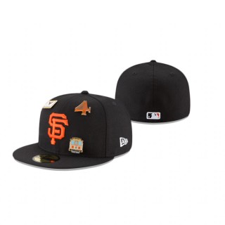 Giants Black City Pin 59Fifty Fitted Hat