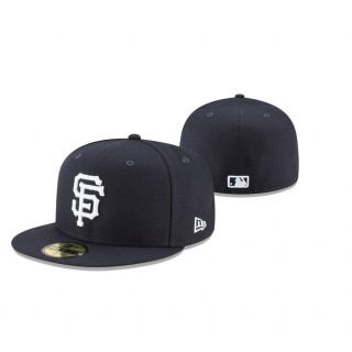 Giants Navy Fashion Color Basic 59FIFTY Fitted Hat