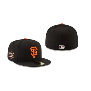 Giants Black Jackie Robinson Day 59FIFTY Fitted Hat