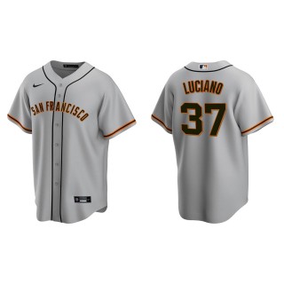 Marco Luciano Giants Gray Replica Road Jersey