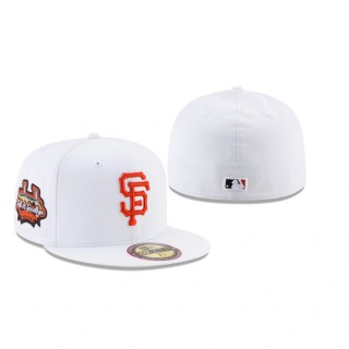 Giants White Optic Stadium Patch Hat