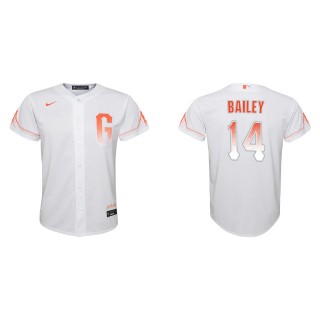 Youth Patrick Bailey Giants White City Connect Replica Jersey