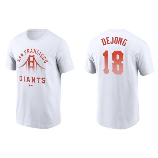 Paul DeJong Giants White City Connect Graphic T-Shirt