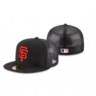 Giants Replica Mesh Back Black 59FIFTY Fitted Cap