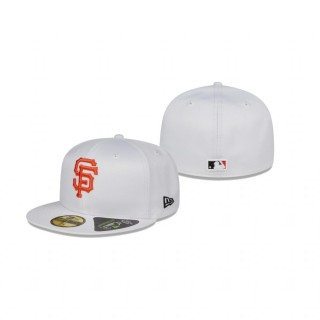 Giants White Repreve 59FIFTY Fitted Hat