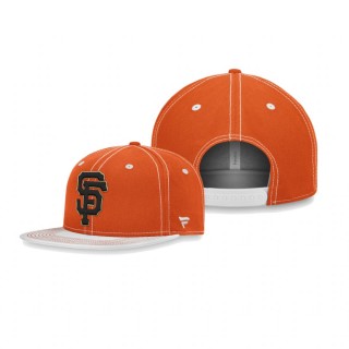 San Francisco Giants Orange White Sport Resort Snapback Hat