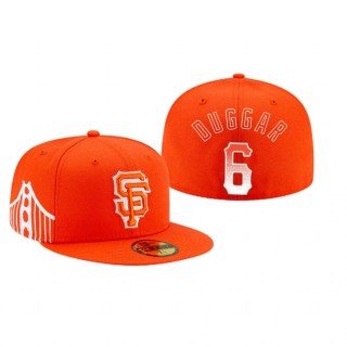 Giants Steven Duggar Orange 2021 City Connect Hat