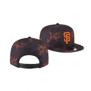 San Francisco Giants Black Team Fleck 9FIFTY Snapback Hat