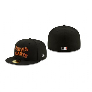 Giants Black Team Mirror 59FIFTY Fitted Hat