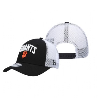 Giants Black White Team Title Hat
